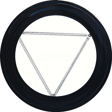 Cooktop caimento de teto vitrificados preto 150mm