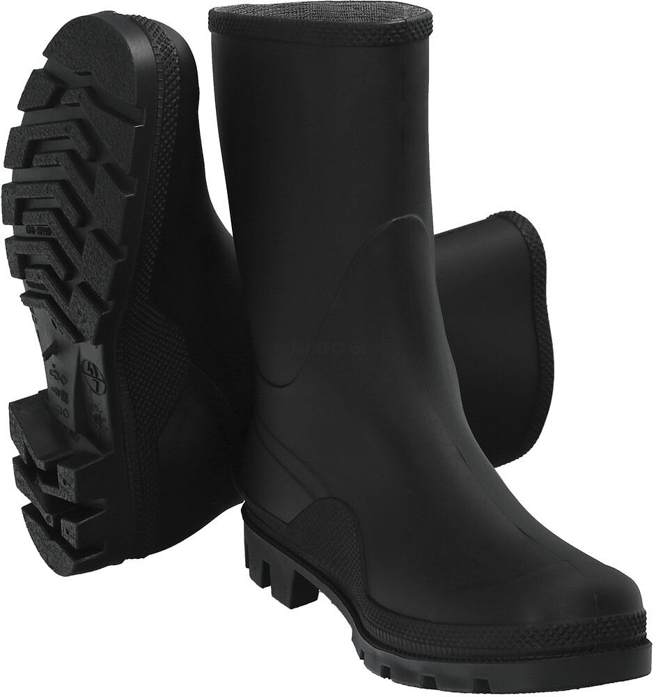 Botas de borracha preta baixa n. 43