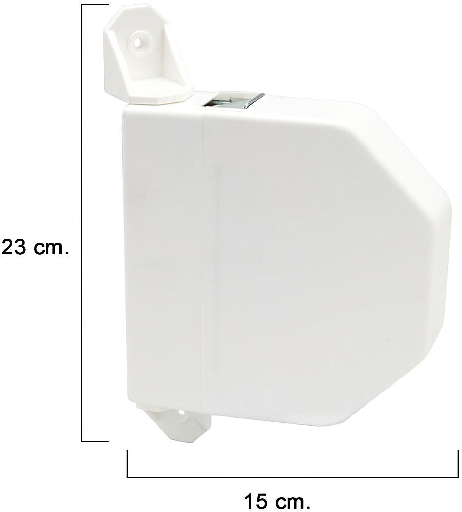 Recolhedor de Persiana Abatível Branco Fita 22 mm