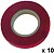 Cinta Para Atadora 11 x 0,15 mm. x 26 metros Vermelho (Pack 10 Rolos) - imagem 1
