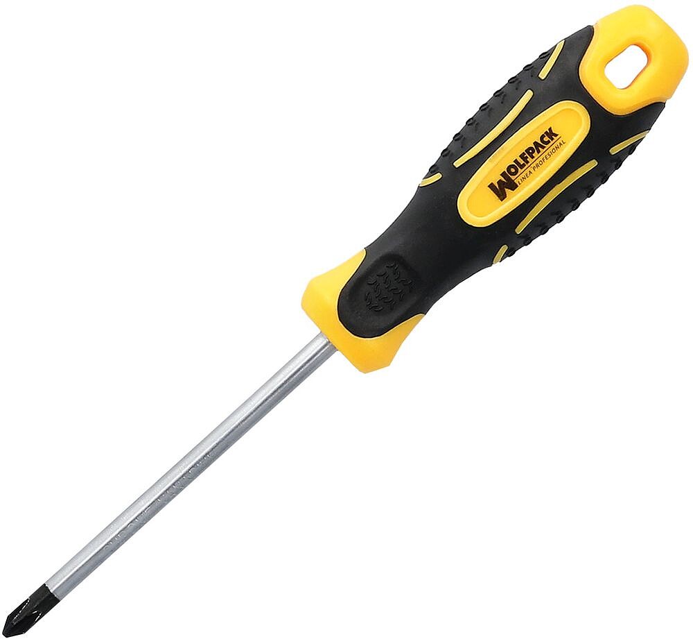 Chave de Fenda Phillips Bimaterial Cabo Nº 0/ 75 mm. Chave de Fenda Plana, Cromo Vanádio, Chave de Fenda Phillips Bimaterial Cabo Nº 0/ 75 mm