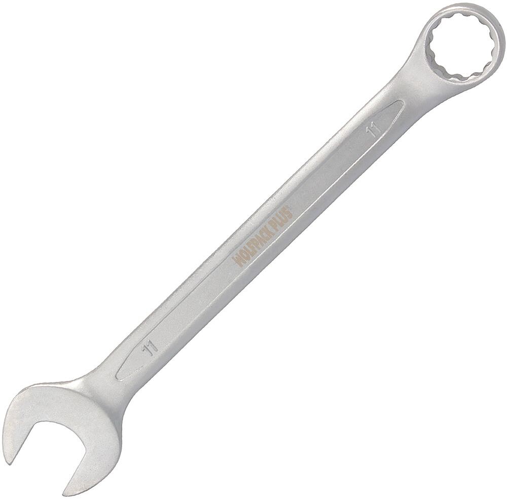 Llave Combinada Plus 11x11 Aço Cromo Vanadio DIN 3113. Llave Doble Boca, Llave Fija, Llave Estrella Llave Combinada Plus 11x11 Aço Cromo Vanadio. DIN3113