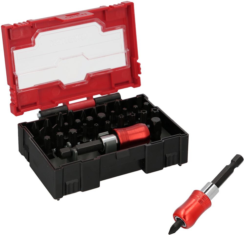 Conjunto de Pontas de Chave de Fenda Aço Cromo Vanádio COM Adaptador Rápido 32 Peças Conjunto de Pontas Aço Cromo Vanádio COM Adaptador Rápido 32 Peças