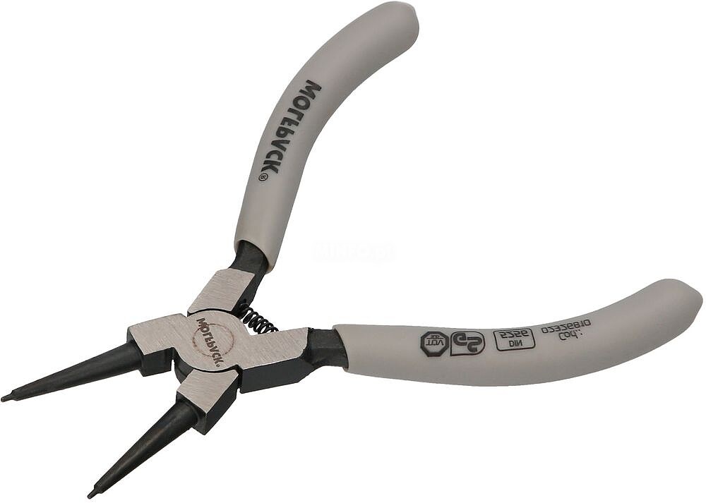 Alicates de anilhas interiores retos 125 mm. Aço Din 5256. Anéis de pressão, anéis de retenção, anilhas circlips Alicates de anilhas interiores retos 125 mm. Aço Din 5256