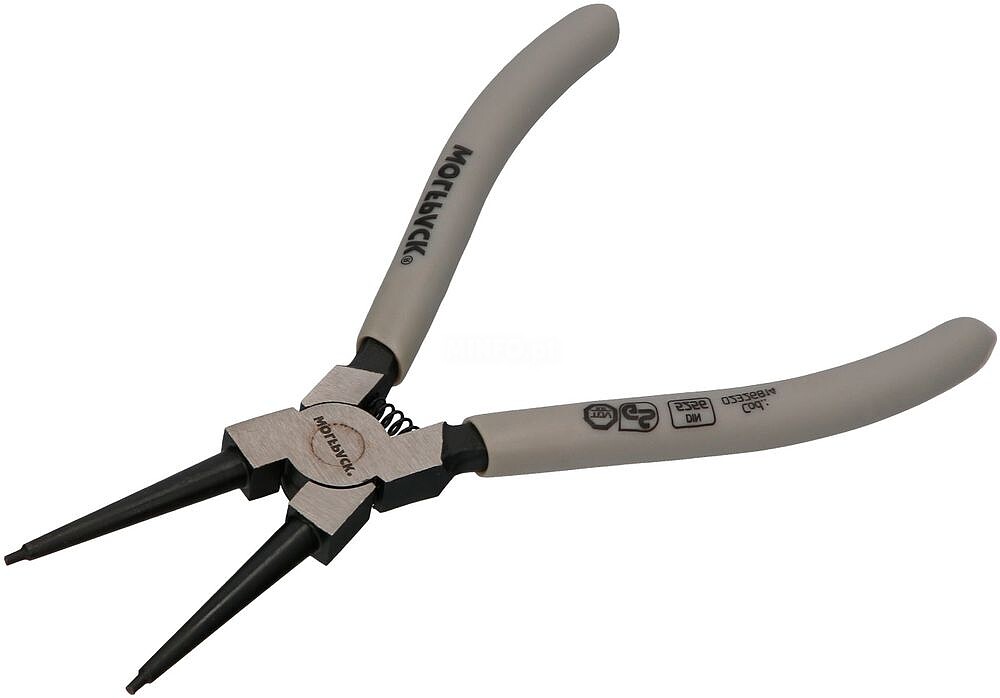 Alicates de anilhas interiores retos 175 mm. Aço Din 5256. Anéis de pressão, anéis de retenção, anilhas Circlips Alicates de anilhas interiores retos 175 mm. Aço Din 5256