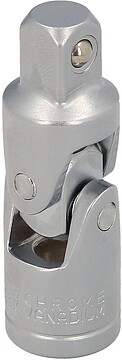 Articulação Universal 1/2” Aço Cromo Vanádio, Arestas Redondas, Articulação Catraca, Articulação Cardan, Articulação Universal 1/2”