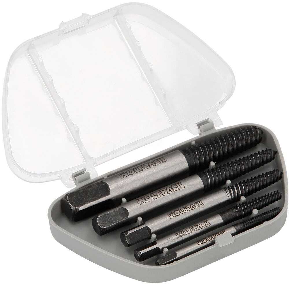 Conjunto de Extratores Cónicos Para Parafusos (5 Peças). Medidas 3 A 18 mm. Extrator Parafusos, Saca Parafusos