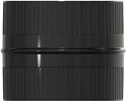 Manguito Union Tubos Estufa Vitrificado Negro Macho - Macho Ø 200 mm. Machon, Empalme Tubos Chimena, Empalme Tubos Estufa, Manguito Union Tubos Estufa Vitrificado Negro Macho - Macho Ø 200 mm