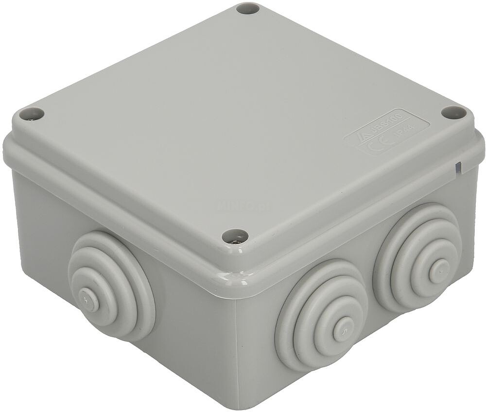 Caixa Estanque Superfície Com Parafusos 100 x 100 x 50 mm. Caixa Estanque Superfície Com Parafusos 100 x 100 x 50 mm