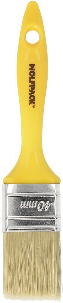 Paletina Profissional Cerdas Brancas Largura 40 mm. Cerdas Naturais Cabo Plástico Ergonómico, Pincel Pintor, Pincel Pintura Paletina Profissional Cerdas Brancas 40 mm