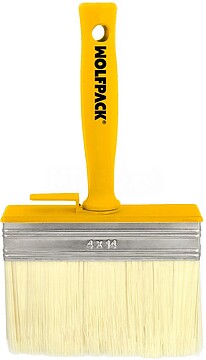 Trincha Profissional Tetos 140x40 mm. Cerdas Brancas. Cabo Ergonómico, Com Gancho. Trincha Pintura, Trincha Pintor Profissional Trincha Profissional Tetos 140x40 mm