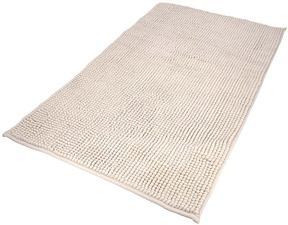 Tapete de Banho Poliéster Chenilla 50x80cm. Castanho. Tapete de Banho Poliéster Chenilla 50x80cm. Castanho