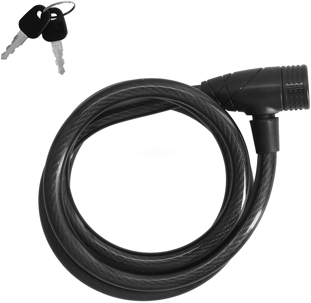 Cabo Bicicleta Espiral Com Chave 12 Mm x 150 Cm Cabo Bicicleta Espiral Com Chave 12 Mm x 150 Cm