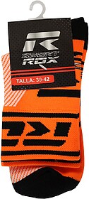Meias ROX R-RUNNING STEP MEDIA CAÑA - Laranja Flúor 43-46