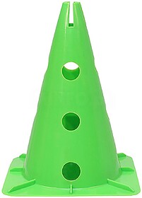 CONE COM SUPORTE DE PICA E ANEL DE BASE QUADRADO - Verde 50 ...