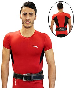 CINTO SOFTEE FITNESS COURO - Preto Saco