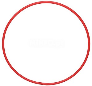 ARCO DE GINÁSTICA RÍTMICA PARA ADULTOS - Vermelho 85 cm