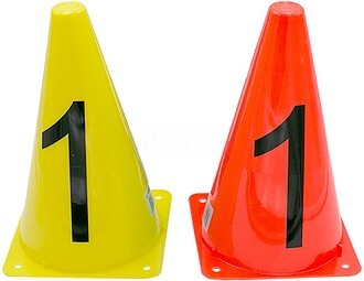 CONE Nº 1 - Laranja Flúor 23 cm