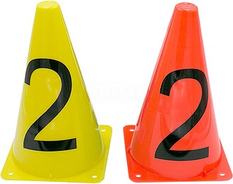 CONE Nº 2 - Laranja Flúor 23 cm