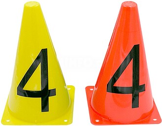 CONE Nº 4 - Laranja Flúor 23 cm