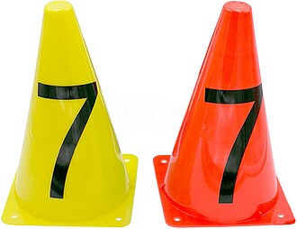CONE Nº 7 - Laranja Flúor 23 cm