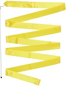 CONJUNTO BAQUETAS + FITA RÍTMICA - Amarelo 400 cm