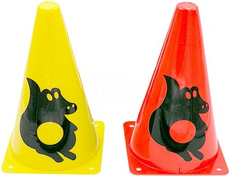 CONE CROCODILO - Laranja Flúor 23 cm