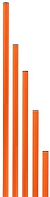 PICA PVC - Laranja 100 cm