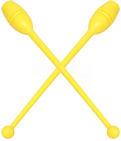 JOGO DE RAQUETES RÍTMICAS - Amarelo ADULTO
