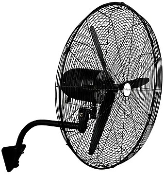 33130 VENTILADOR INDUSTRIAL DE PAREDE MISTRAL XL 180 W Ø70 cm, 70 x 51 x 76 cm