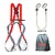 Conjunto anti-queda faru arnes p30f + corda c170 + 2 mosquetoes virola + bolsa porta arnes BASICO2 - imagem 1