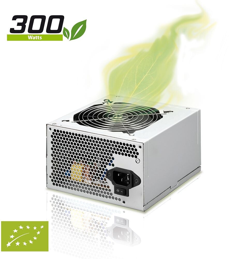 Fonte de alimentação Phoenix 300W ATX P4 pronta ventilador 12cm certificação europeia