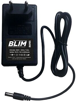 Carregador de Bateria Rápido Blim 12V - Válido para as Referências de Bateria Blim BL0102, BL0194 BL0103