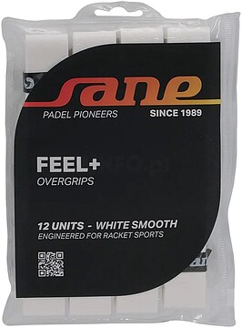 Blister de 12 Overgrips Sane Lisos Brancos