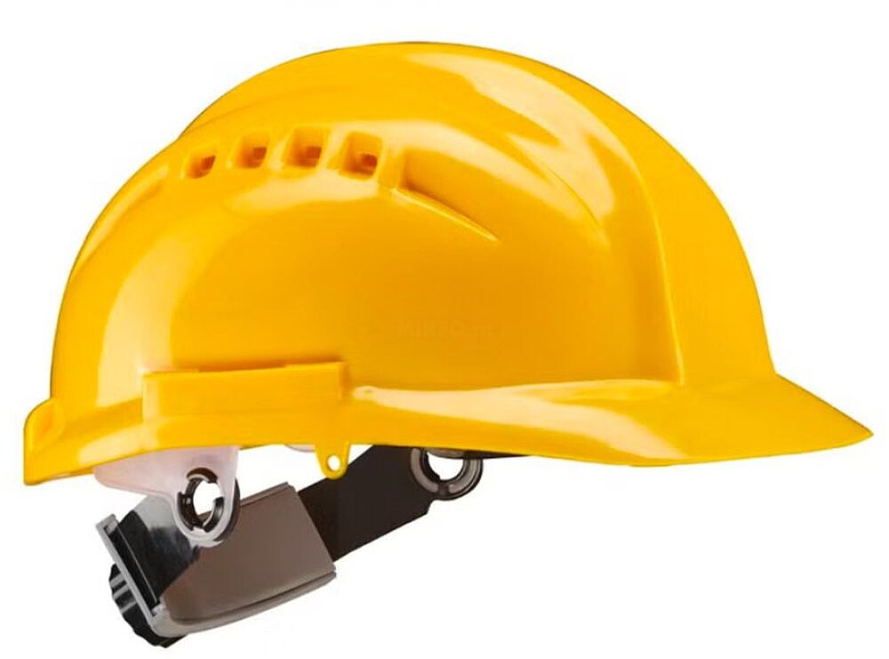 Capacete ventilado 2325 rv com mostrador, amarelo G-92315