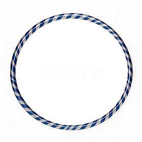 HULA HOOP BRILHANTE - Azul/Prata 85 cm