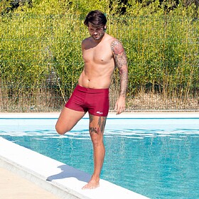 BOXER SQUBA SERIES TRAINING HOMEM - Granate L