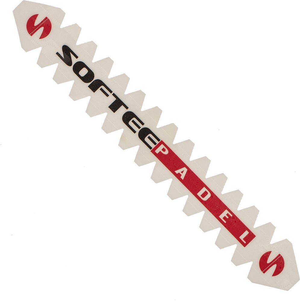 Protector Raquete Padel Dentado Branco Softee Padel