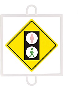 PAINEL DE SINALIZAÇÃO DE TRÁFEGO DE AVISO Nº 4 (VERDE PE...