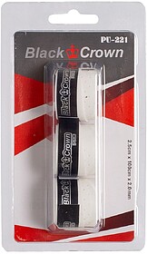 BLISTER 3 OVERGRIPS PERFURADOS BLACK CROWN - Branco