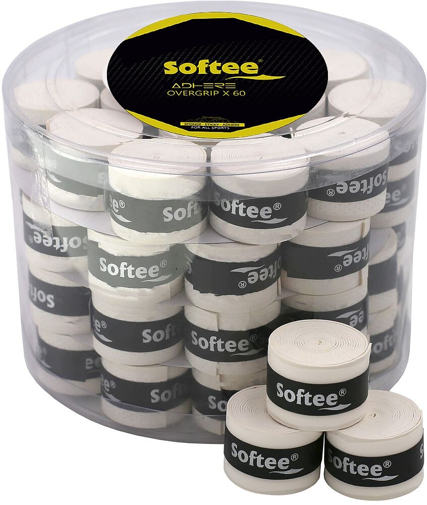Pote 60 Overgrips Softee Branco Adere