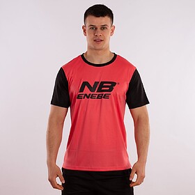 CAMISETA ENEBE HOMEM ZIRCON - Coral/Preto XXL