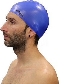GORRO NATAÇÃO SILICONE Squba - Prata Sénior