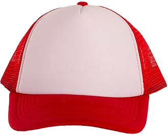 BONÉ CROSSFIRE DE REDE BICOLOR - Vermelho/Branco Senior