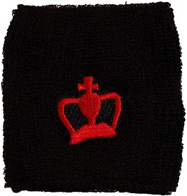 PACK 2 PUNHOS BLACK CROWN SHORT - Preto