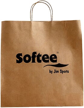 Pack de 50 Sacos Kraft Castanhos Softee