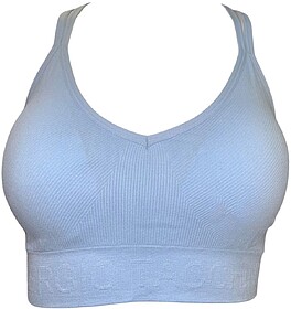 TOP SEM COSTURAS TACCHINI CELESTE - Azul-celeste S/M