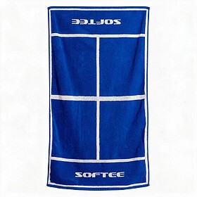 TOALHA SOFTEE PADEL: Azul/Branco 140X70 cm