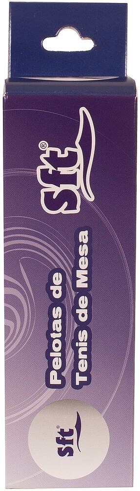 Caixa com 3 Bolas de Ténis de Mesa em ABS 40MM Softee