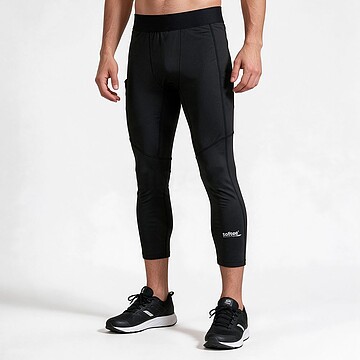 Leggings de Corrida Softee Active Performance 3/4: Negro M